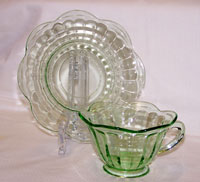 Liberty Works Bamboo Optic Scalloped Edge Cup and Saucer
