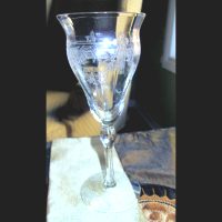 Maryland Glass Co. Unknown Cordial w/ Ribbon Etch