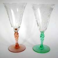 Maryland Glass Co. Bi-Color Twist Stems