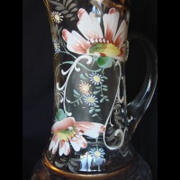 Northwood Hand-Painted Floral Decoration