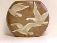 Phoenix #357 Wild Geese Vase