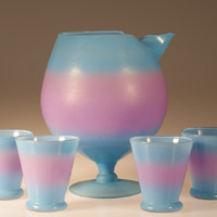 West Virginia Glass Specialty Cocktail Set