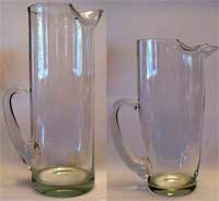 West Virginia Glass Specialty Pitchers