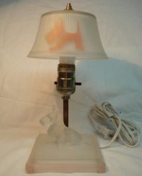 L. E. Smith Scottie Lamp