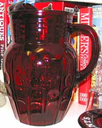 Anchor Hocking Royal Ruby High Point Pitcher