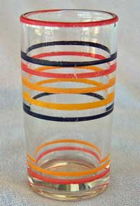 Unknown Striped Shot Glass