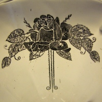 Maryland Glass Co. Rose Etch
