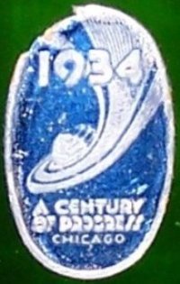 1934 Century of Progress Label