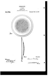 Lancaster Lens Design Patent D 51752-1