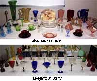Miscellaneous Glass and Morgantown Stems