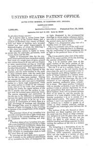 Sneath Sidewalk Light Patent 1322481-2