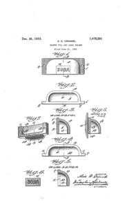 Sneath Drawer Pull Patent 1478381-1