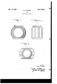 Sneath Triple Skip Jar Design Patent D 73643-1