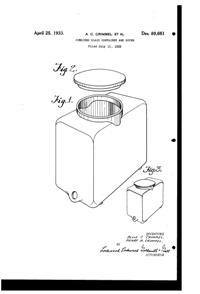 Sneath Container Design Patent D 89681-1