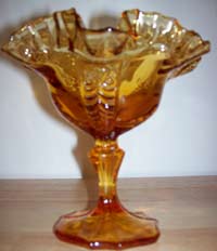 Fenton Empress Compote for Red-Cliff