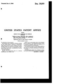 Lotus Bobeche Design Patent D136979-2