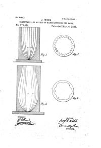 Phoenix Spiral Air-Trap Glass Patent  379089-1
