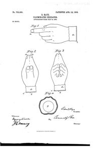 Phoenix Hands Indicator Light Fixture Globe Patent  756860-1