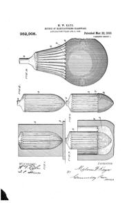 Phoenix Hollow Glassware Manufacturing Patent  952908-1