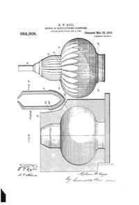 Phoenix Hollow Glassware Manufacturing Patent  952908-2