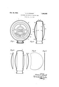 Phoenix Gasoline Pump Globe Patent 1883065-1