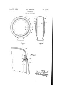 Phoenix Gasoline Pump Globe Patent 1917672-1