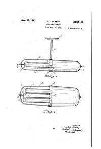 Phoenix Fluorescent Light Fixture Patent 2293116-1