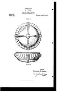 Phoenix Light Fixture Globe Design Patent D 49249-1