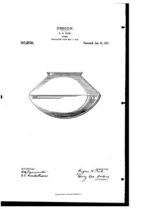 Phoenix Light Fixture Globe Design Patent D 50208-1