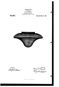 Phoenix Light Fixture Globe Design Patent D 50427-1