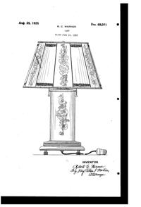 Phoenix Lamp Design Patent D 68071-1