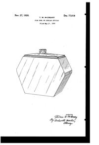Phoenix Aquarium Design Patent D 77018-1