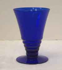 Cambridge #3075 Cobalt Blue Juice Glass