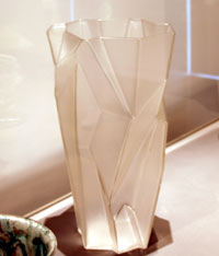Toledo Glass Pavilion Museum Consolidated Ruba Rombic Vase