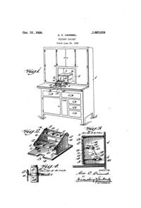 Sneath Kitchen Cabinet Condiment Holder Patent 1603028-1