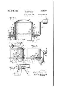 National Silver Deposit Ware Cocktail Shaker Patent 2110970-2