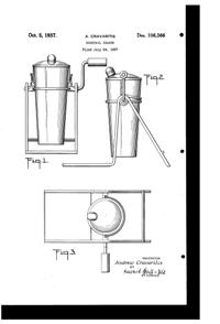 National Silver Deposit Ware Cocktail Shaker Design Patent D106366-1