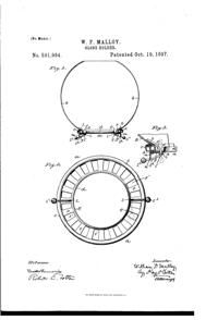 Phoenix Light Fixture Globe Holder Patent  591984-1