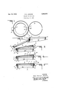 Jenkins Sealing Top for Jars Patent 1840673-1