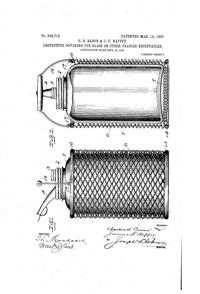 U. S. Glass Protective Cover Patent  846719-1