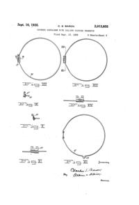 U. S. Glass Container Lid Patent 2013855-2