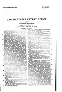 U. S. Glass Jug Top Patent 2158923-4