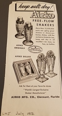 Airko Shaker Advertisement