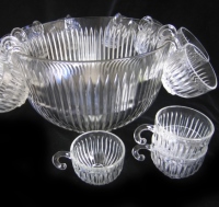 Lancaster Colony Starlight Punch Bowl w/ Cups