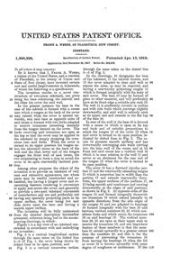 Weeks Inkstand Patent 1300528-2