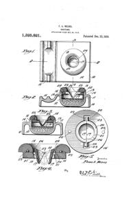 Weeks Inkstand Patent 1325821-1