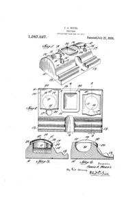 Weeks Inkstand Patent 1347527-1