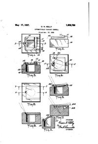 Weeks Inkstand Patent 1628786-1