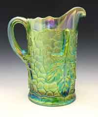 L. G. Wright #42- 6 Maple Leaf Water Pitcher