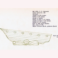 L. E. Smith TV LIght Sailboat Drawing